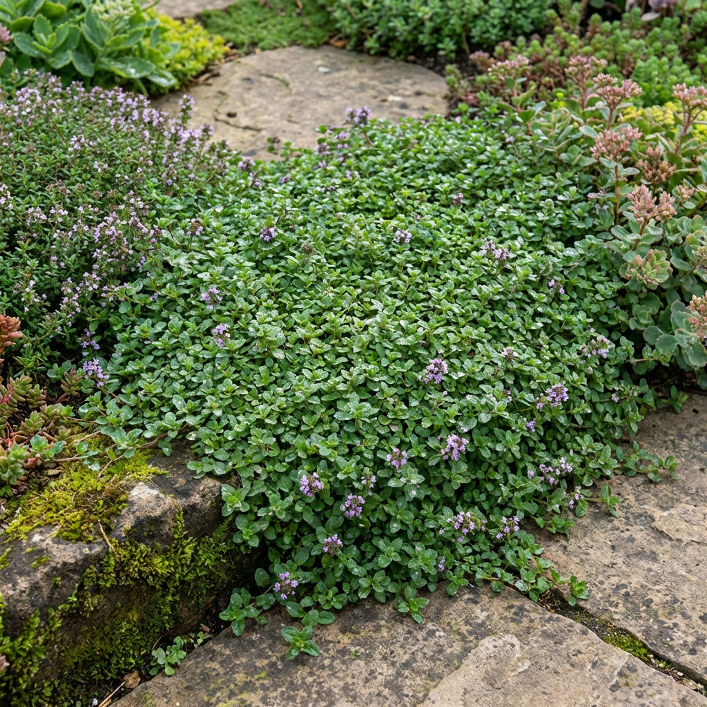 Mentha requienii Corsican Mini Mint for Containers, Ground Cover and Small Herb Gardens