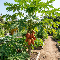 Carica papaya ‘Red Lady’ Taiwan Variety Seeds for Tropical Home Garden