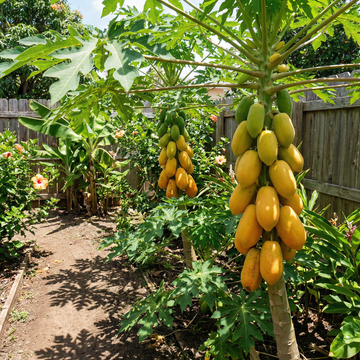 Carica papaya ‘Red Lady’ Taiwan Variety Seeds for Tropical Home Garden