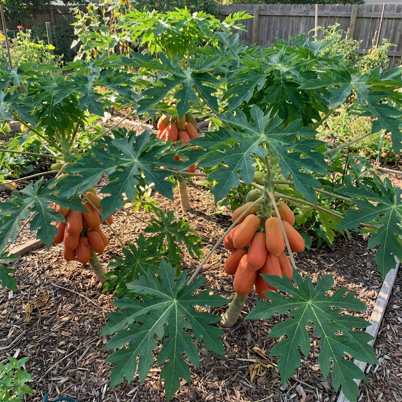 Red Lady Papaya Fruit Seeds for Planting – Heirloom Non-GMO High Germination Organic Garden Seeds