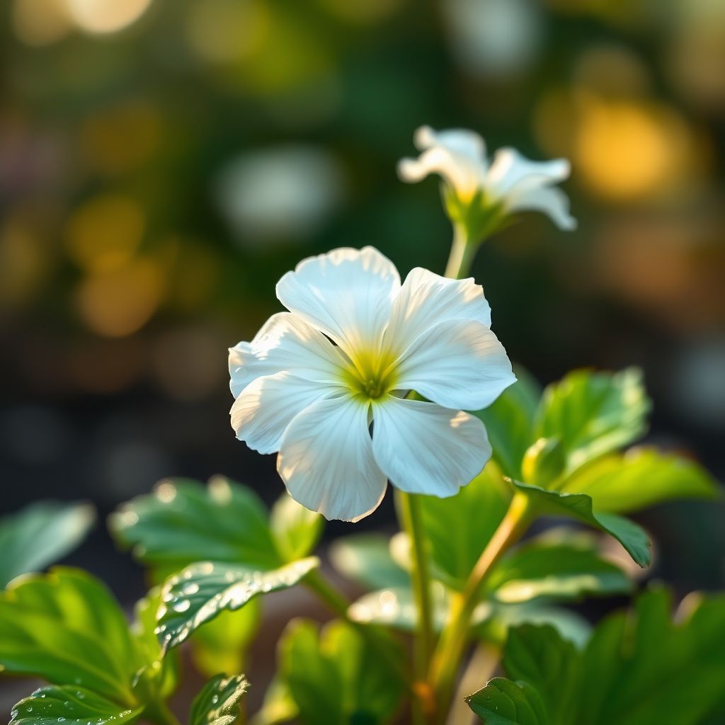 White Geranium Flower Seeds for Planting | Easy-to-Grow Annual Flower Seeds