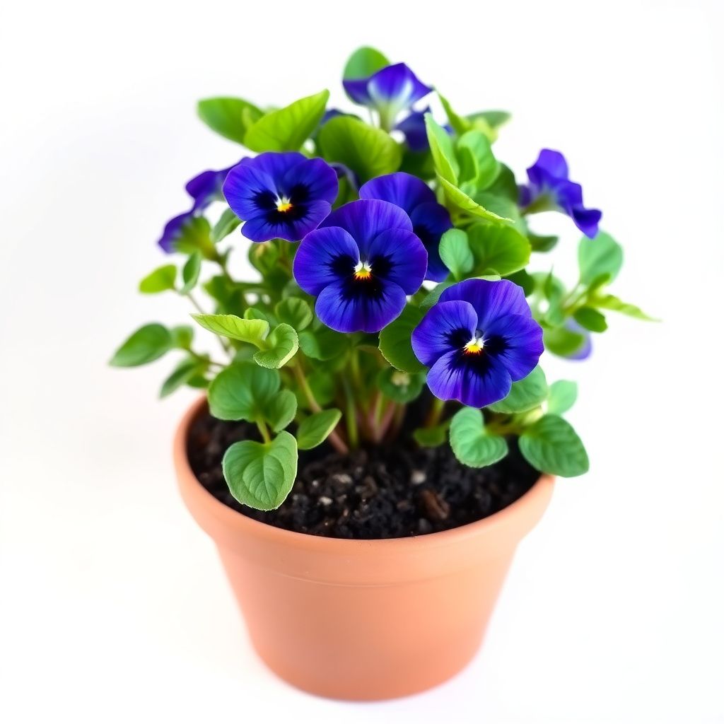 Blue Pansy Jump Up Flower Seeds for Planting