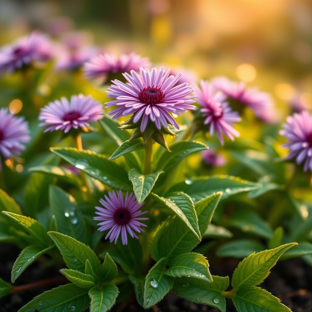 Puderquaste Aster Seeds for Soft, Purple Aster Blooms