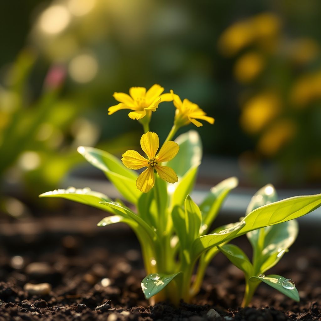 Yellow Linum Flavum Flower Planting Seeds