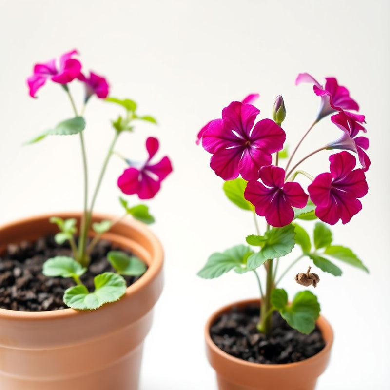 Violet Red Geranium Flower Seeds for Planting - Vibrant Garden Blooms