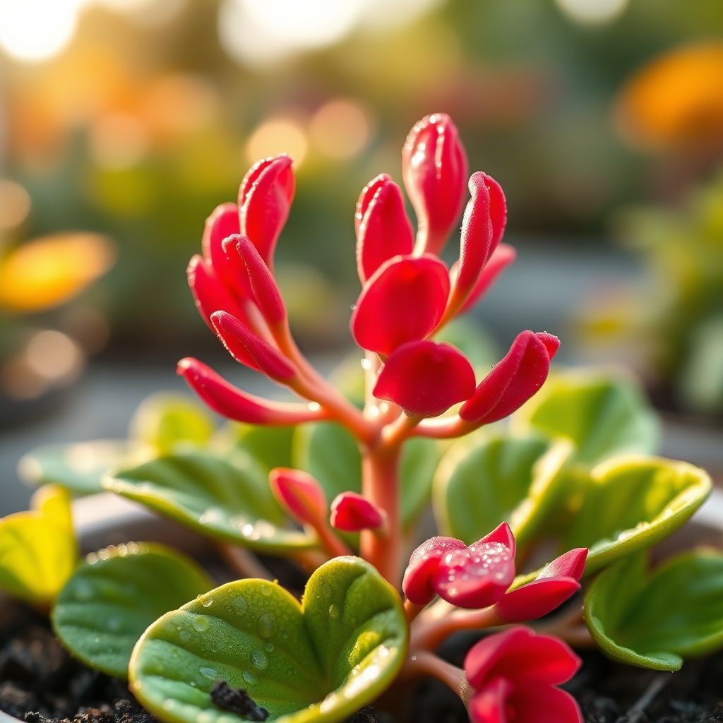 Red Kalanchoe Flower Seeds For Orange Planting