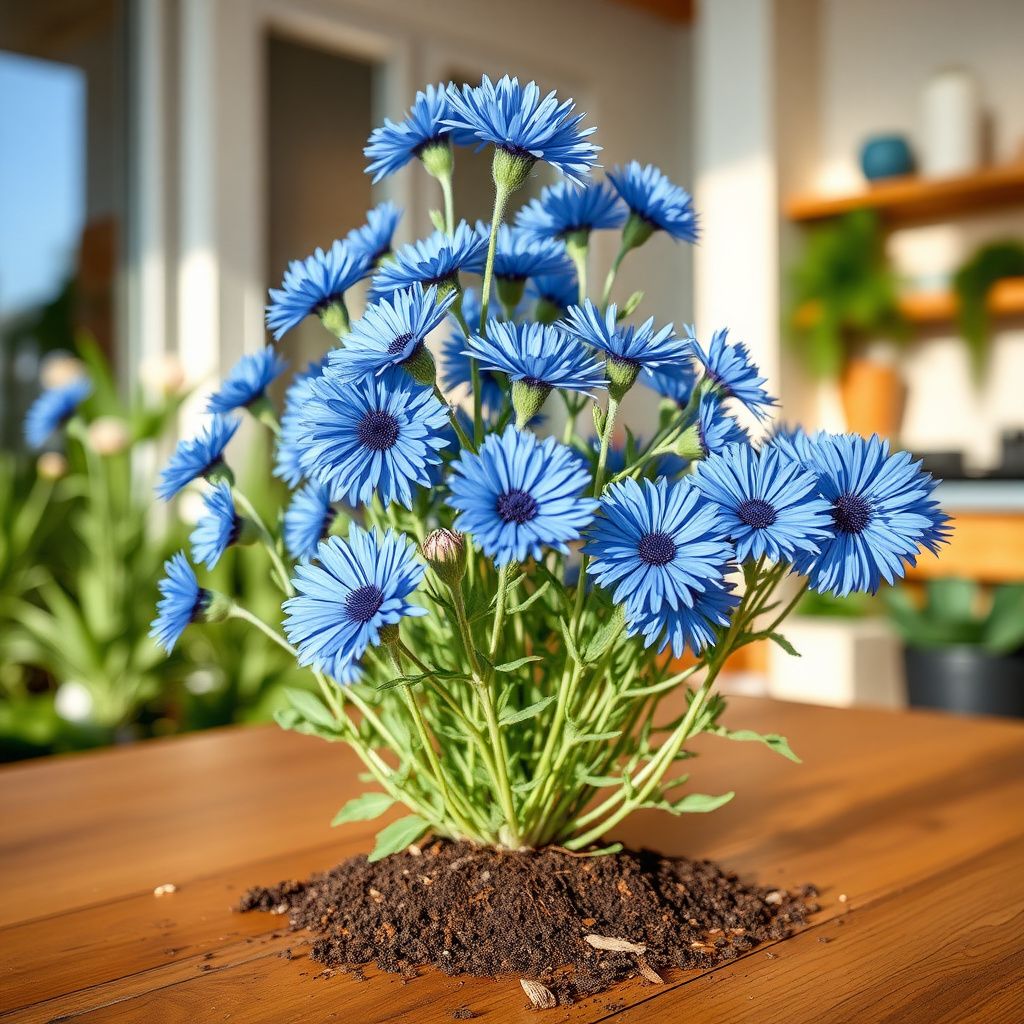 Blue Centaurea Montana Flower seeds for Planting - Fragrant Blossoms, Heirloom & GMO Free Seeds for Home Garden