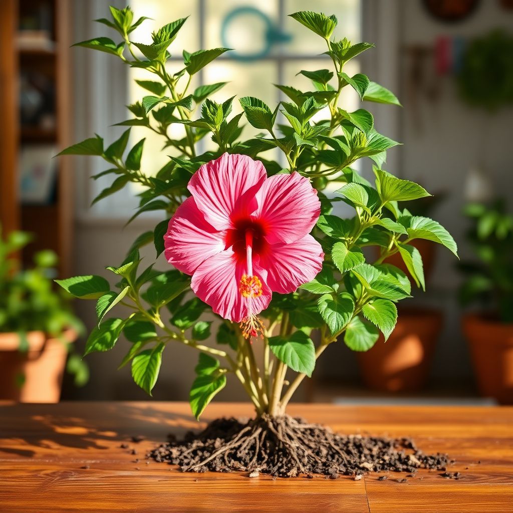 Thick Pink Hibiscus Flower seeds for Planting - Cottage Garden Essential, Heirloom & GMO Free Seeds for Home Garden