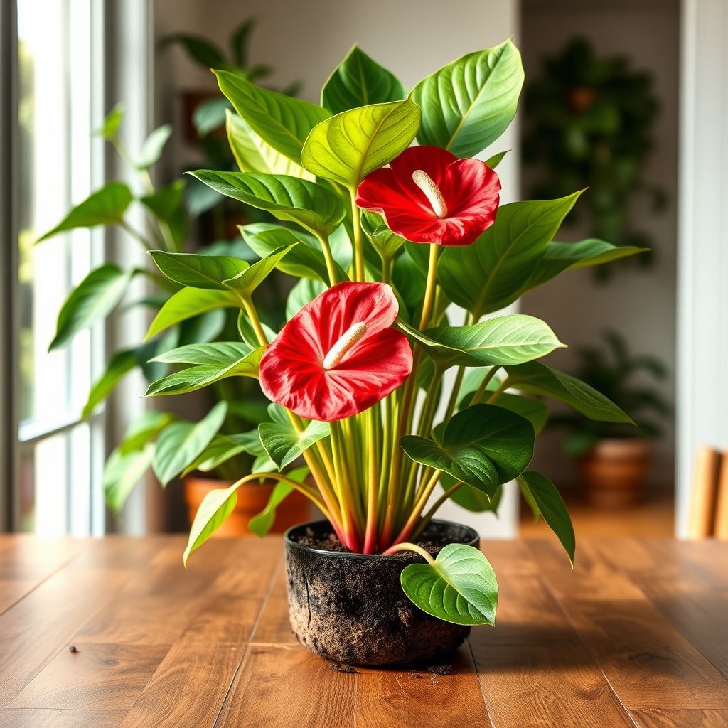 Anthurium Flower seeds for Planting - Fragrant Blossoms, Heirloom & GMO Free Seeds for Home Garden