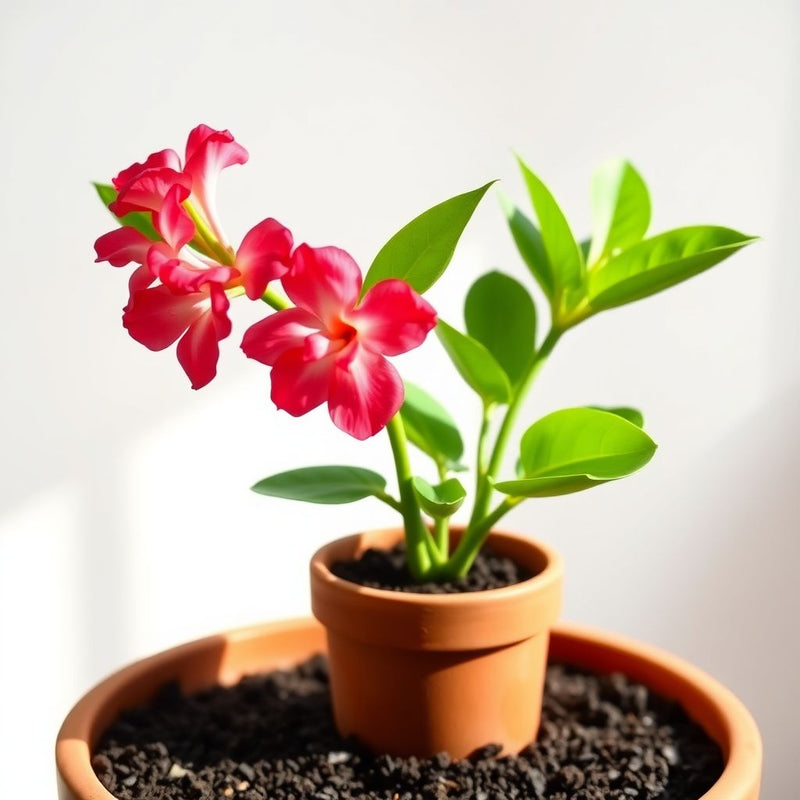 Adenium Flower seeds for Planting - Colorful Display, Heirloom & GMO Free Seeds for Home Garden