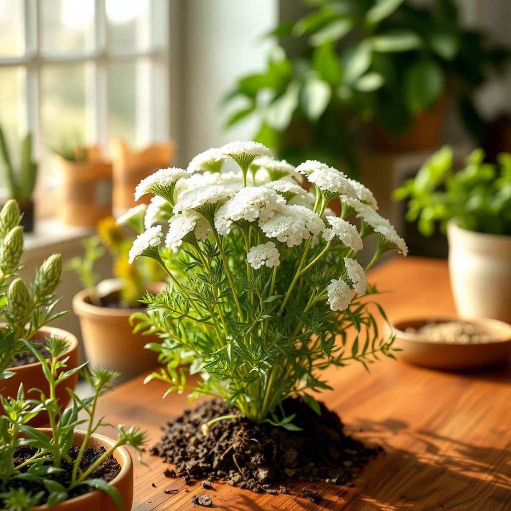 White Yarrow Flower seeds for Planting Cut Flower Favorite Heirloom & GMO Free Seeds for Home Garden 
 
 Sale