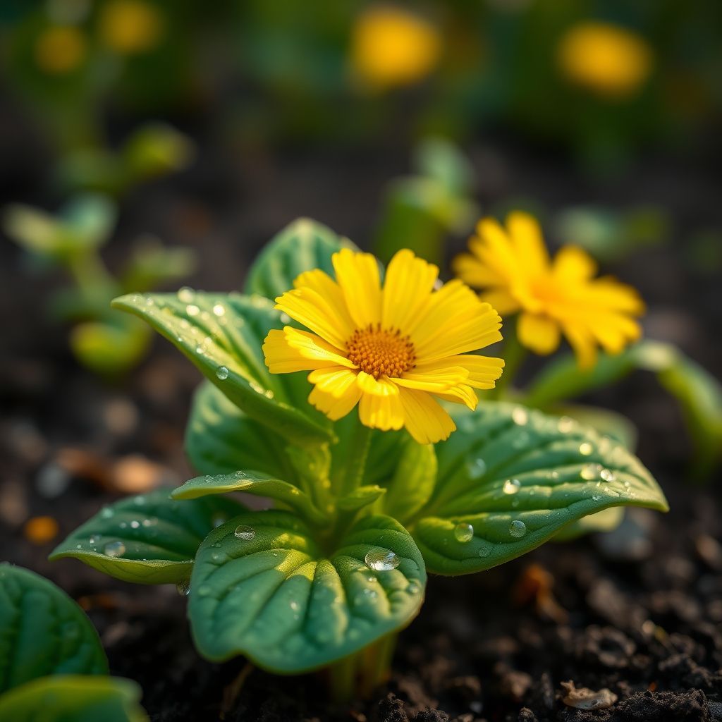 Marsh Marigold Flower seeds for Planting Hardy Variety Heirloom & GMO Free Seeds for Home Garden