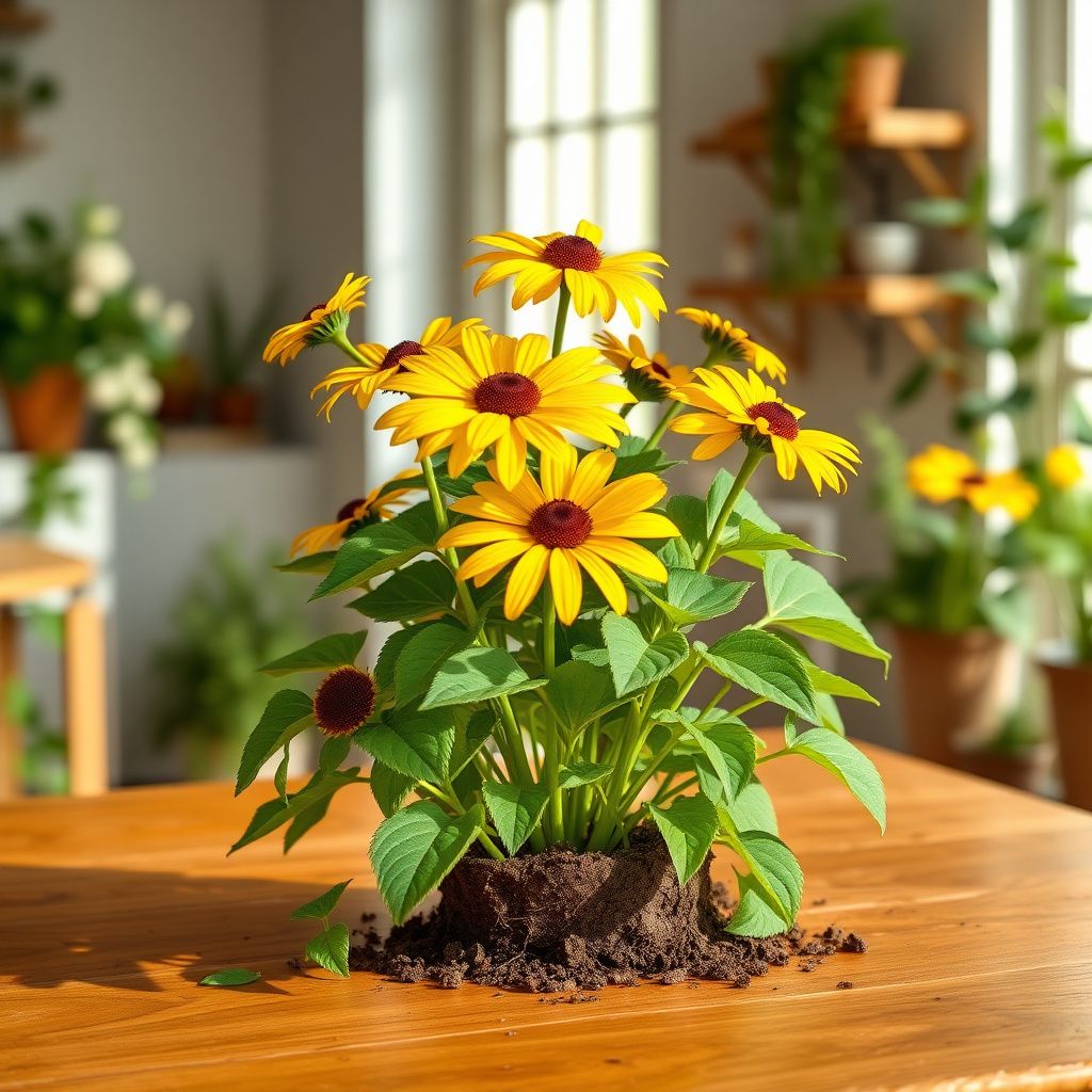 Yellow Rudbeckia Triloba Flower Planting  Seeds for Vibrant Garden Blooms