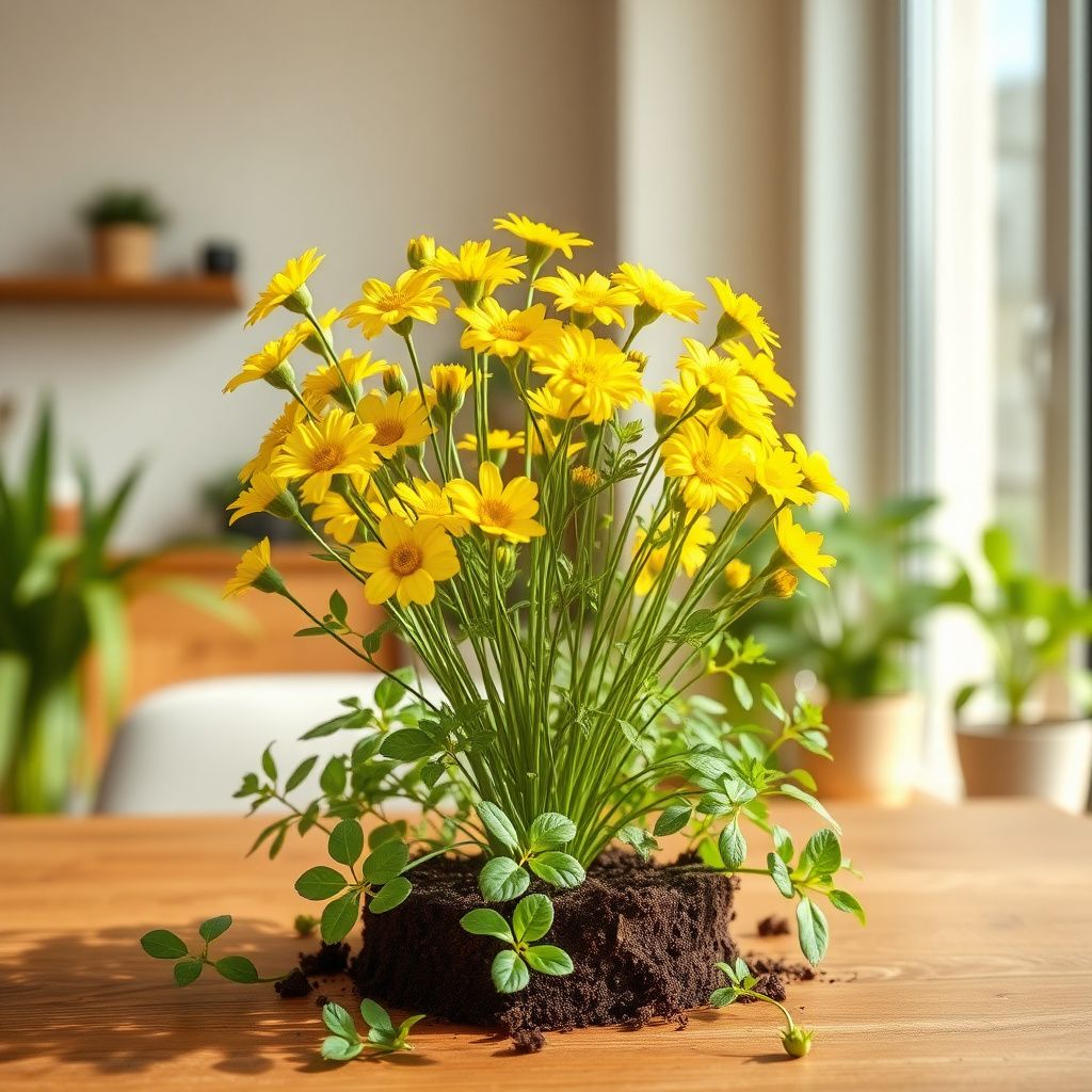 Yellow Linum Flavum Flower Planting Seeds