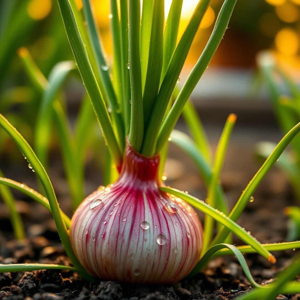 Red Bunching Onion Shallot Seeds for Mild, Fresh Shallots