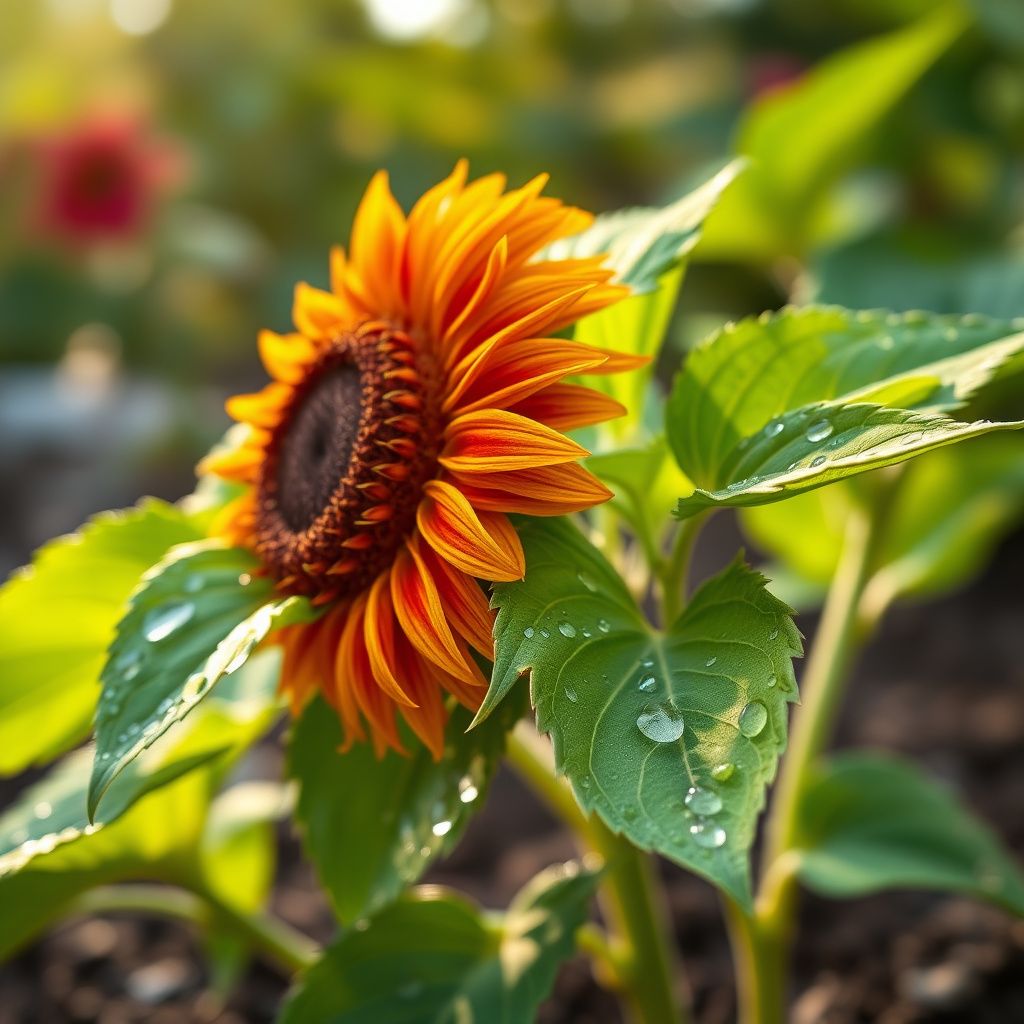Velvet Queen Sunflower Helianthus annuus Seeds for Planting ornamental garden