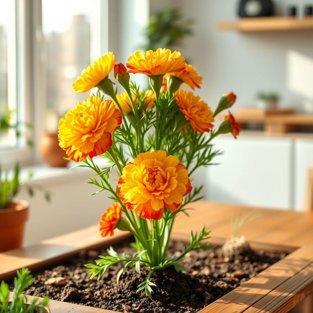 Yellow Red Carnation Flower seeds for Planting Sun Loving Heirloom & GMO Free Seeds for Home Garden