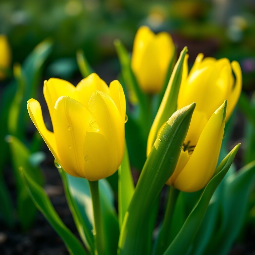 Yellow Tulip Flower seeds for Planting Cottage Garden Essential Heirloom & GMO Free Seeds for Home Garden 
 
 Sale
