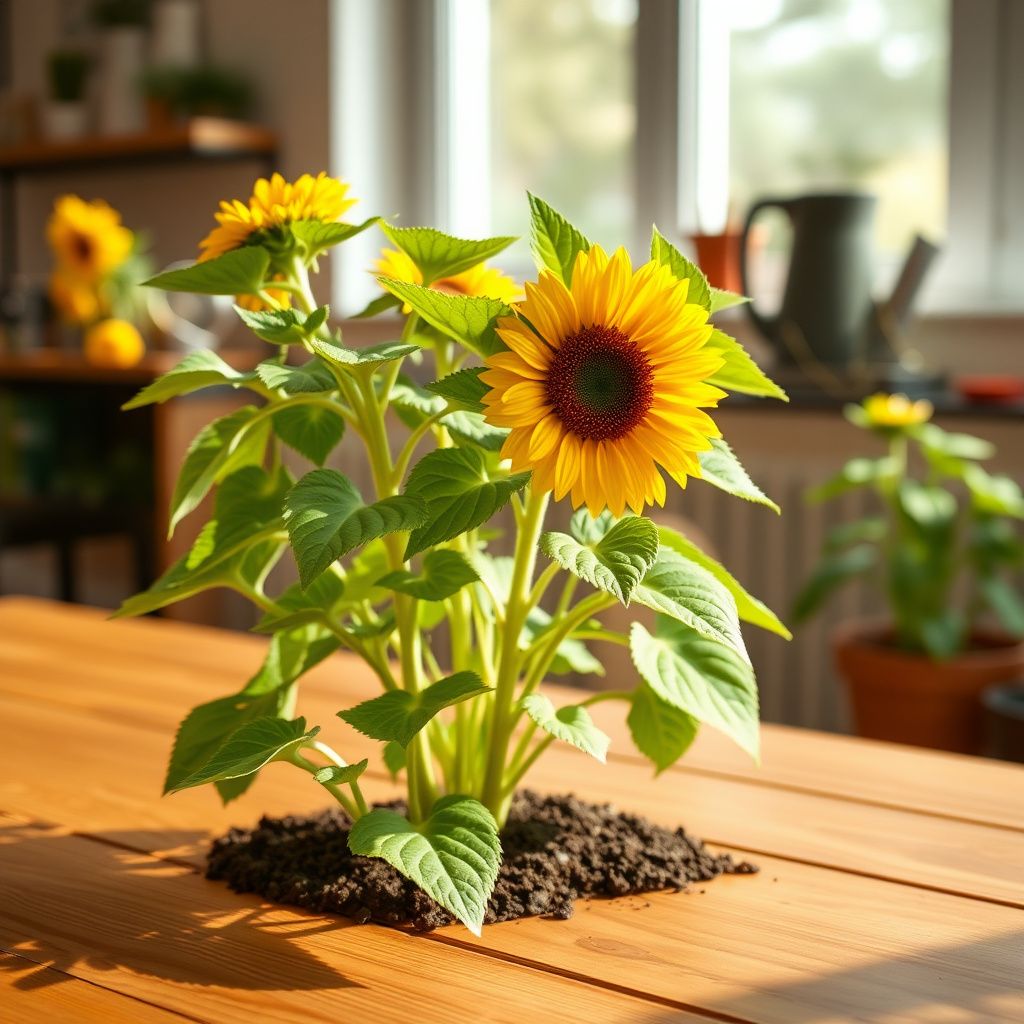 French Dwarf Sunflower Seeds for Planting flower bed
