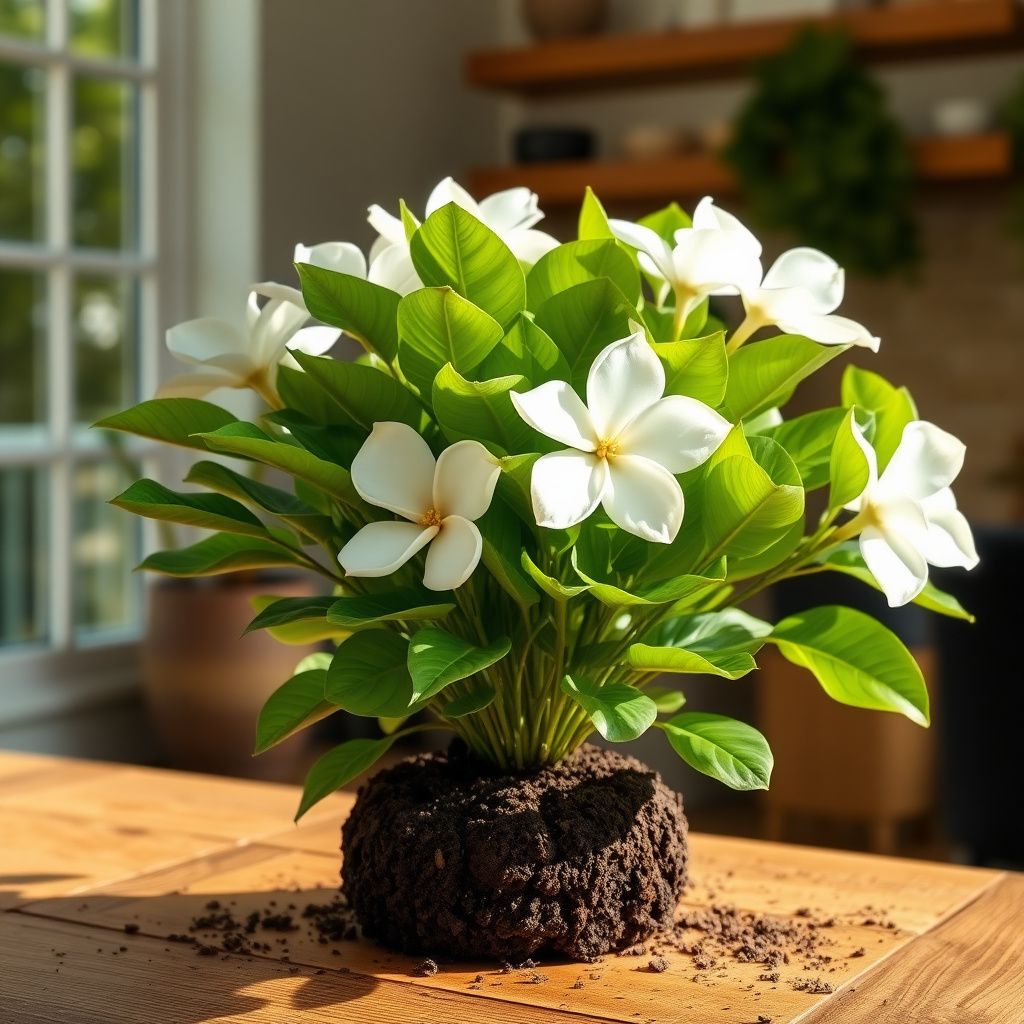 Green White Gardenia Flower seeds for Planting Sun Loving Heirloom & GMO Free Seeds for Home Garden