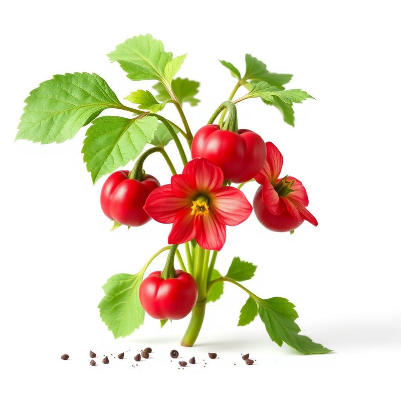 Red Solanum Integrifolium Vegetable Seeds for Easy Planting
