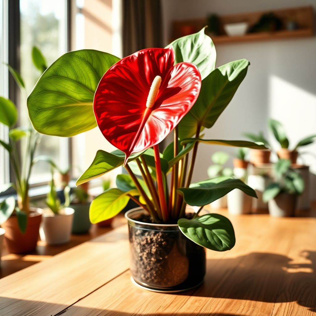 Anthurium Andraeanu Flower Seeds for a Vibrant Indoor Garden