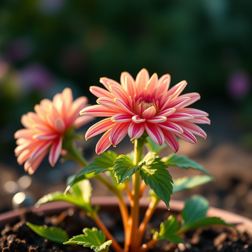 Yellow Pink Chrysanthemum Flower Seeds for Planting