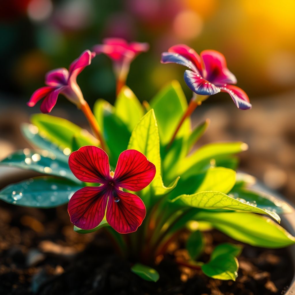 Blue Red Sparaxis Tricolor Flower Seeds for Planting