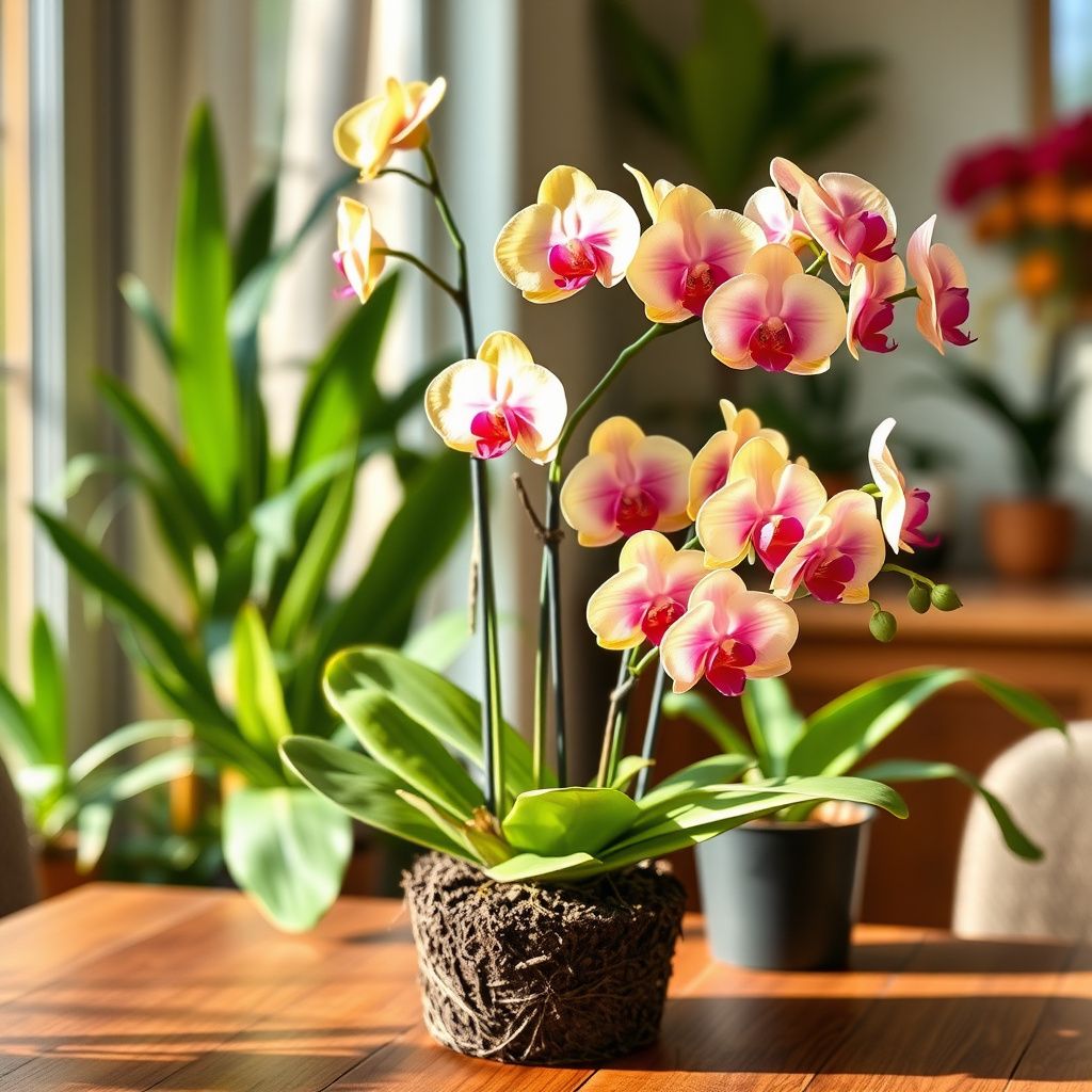 Yellow Pink Phalaenopsis Orchid Flower seeds for Planting Shade Tolerant Heirloom & GMO Free Seeds for Home Garden 
 
 Sale