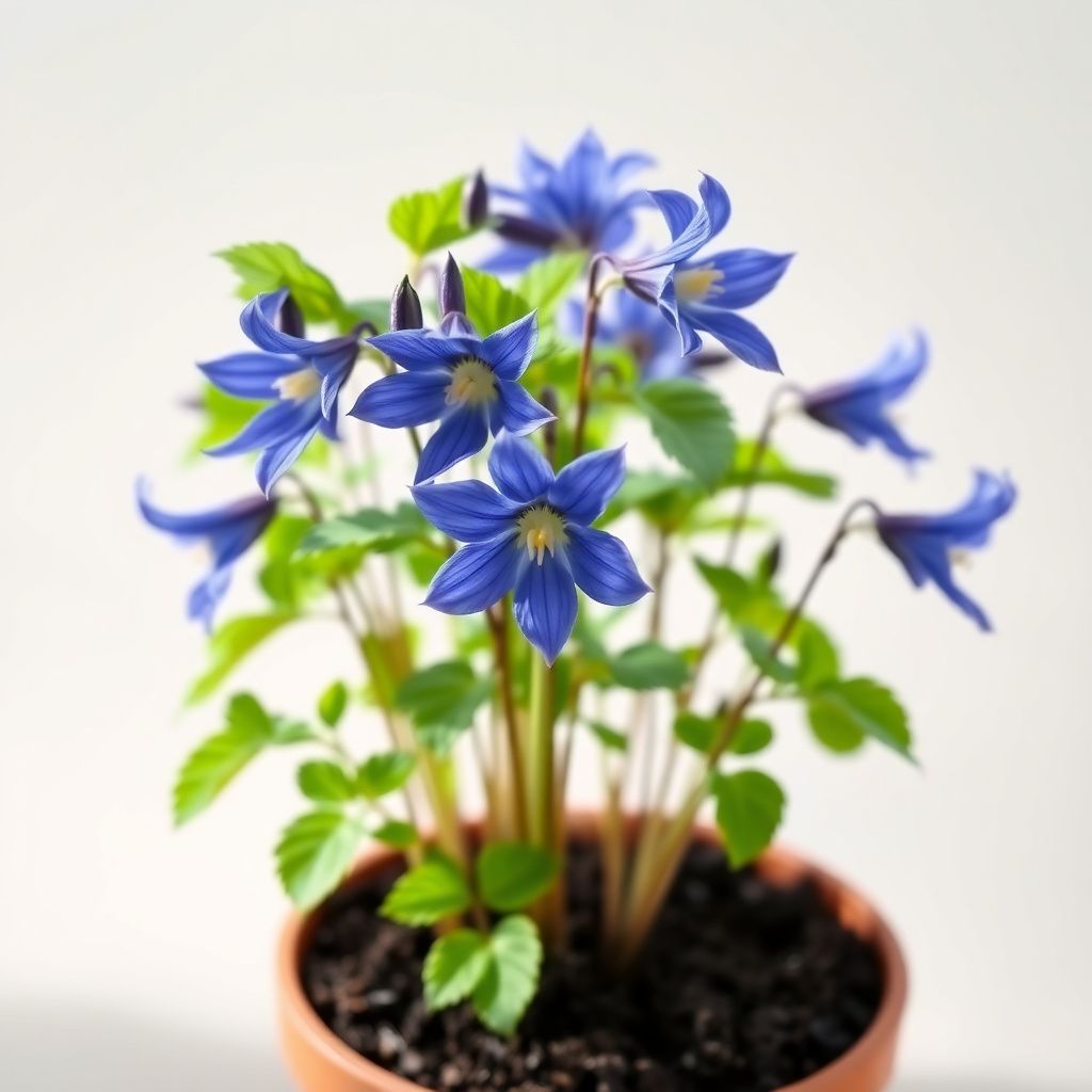 Aquilegia Blue Star Columbine Seeds for Unique Blue Flowers