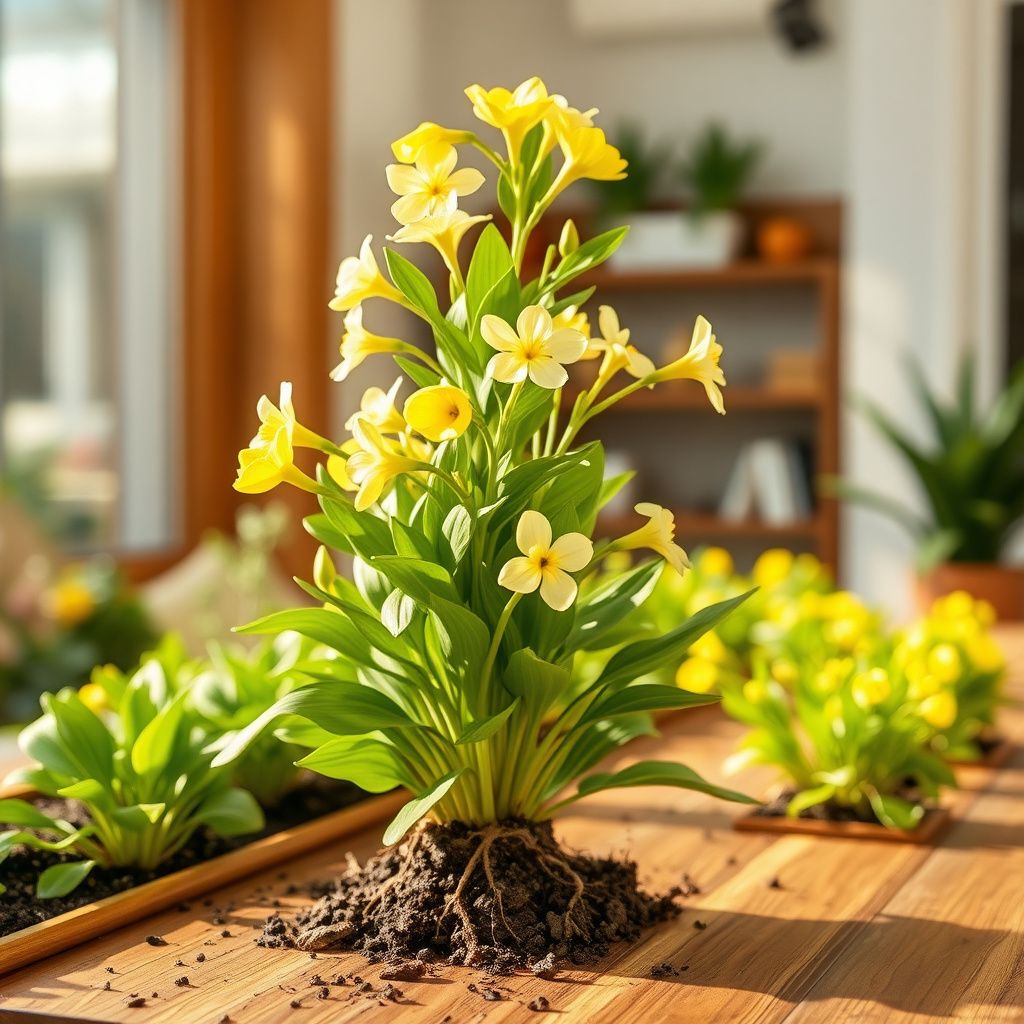 Yellow White Dinteranthus Flower seeds for Planting Premium Quality Heirloom & GMO Free Seeds for Home Garden 
 
 Sale