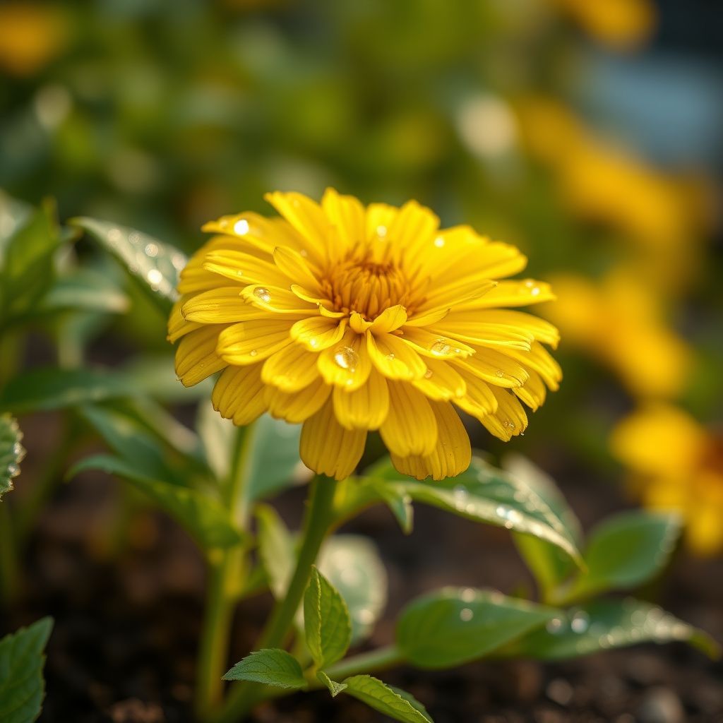 Yellow Zinnia Flower Seeds for Vibrant Planting
