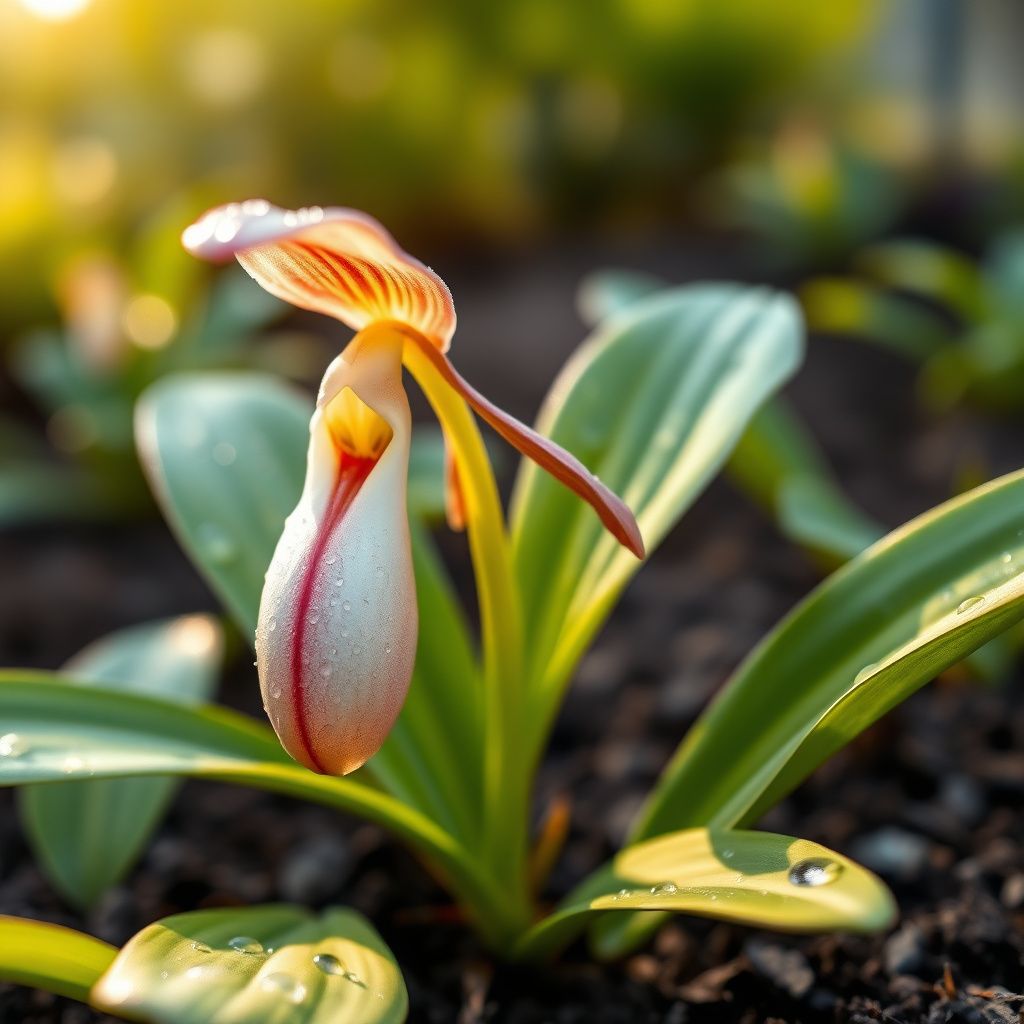 Slipper Orchid Flower seeds for Planting - Sun Loving, Heirloom & GMO Free Seeds for Home Garden
