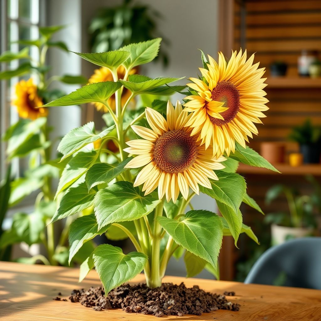 Sunflower Mammoth Grey Stripe Seeds for Large Garden Sunflowers