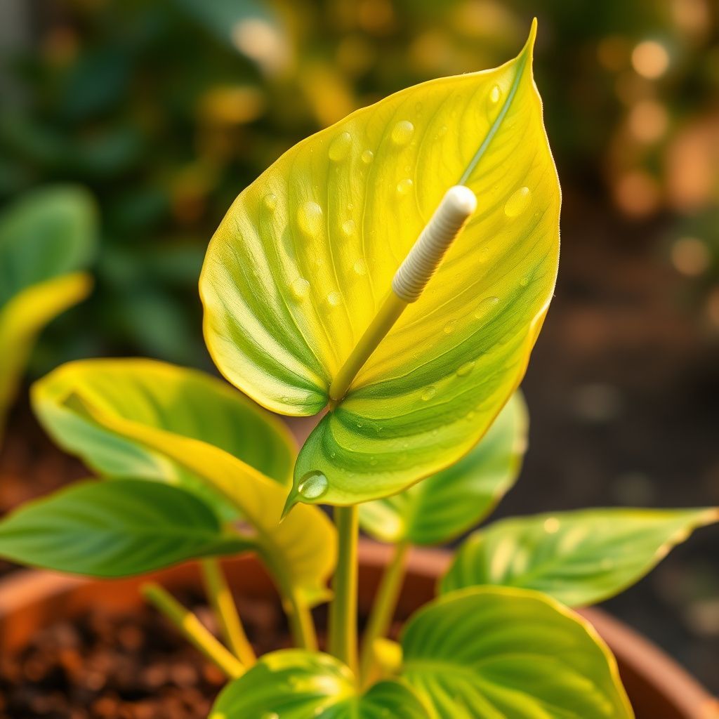 Anthurium Linden Gold Yellow Seeds - Grow Stunning Tropical Flowers