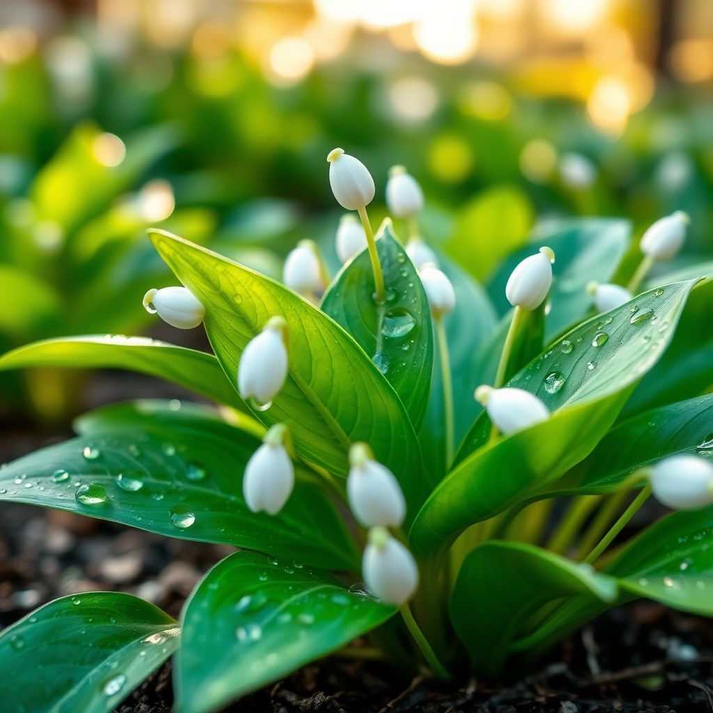 White Polygonatum Planting Seeds for a Lush Garden - Ideal for Shade