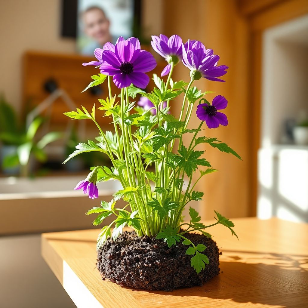 Anemone Pulsatilla Violet Seeds for Planting - Perennial Flower Seeds
