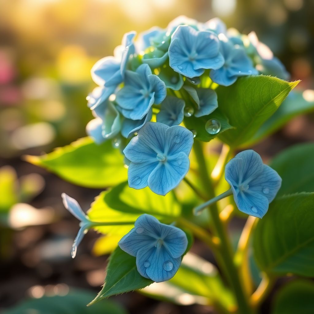 Green Blue Hydrangea Flower seeds for Planting - Sun Loving, Heirloom & GMO Free Seeds for Home Garden