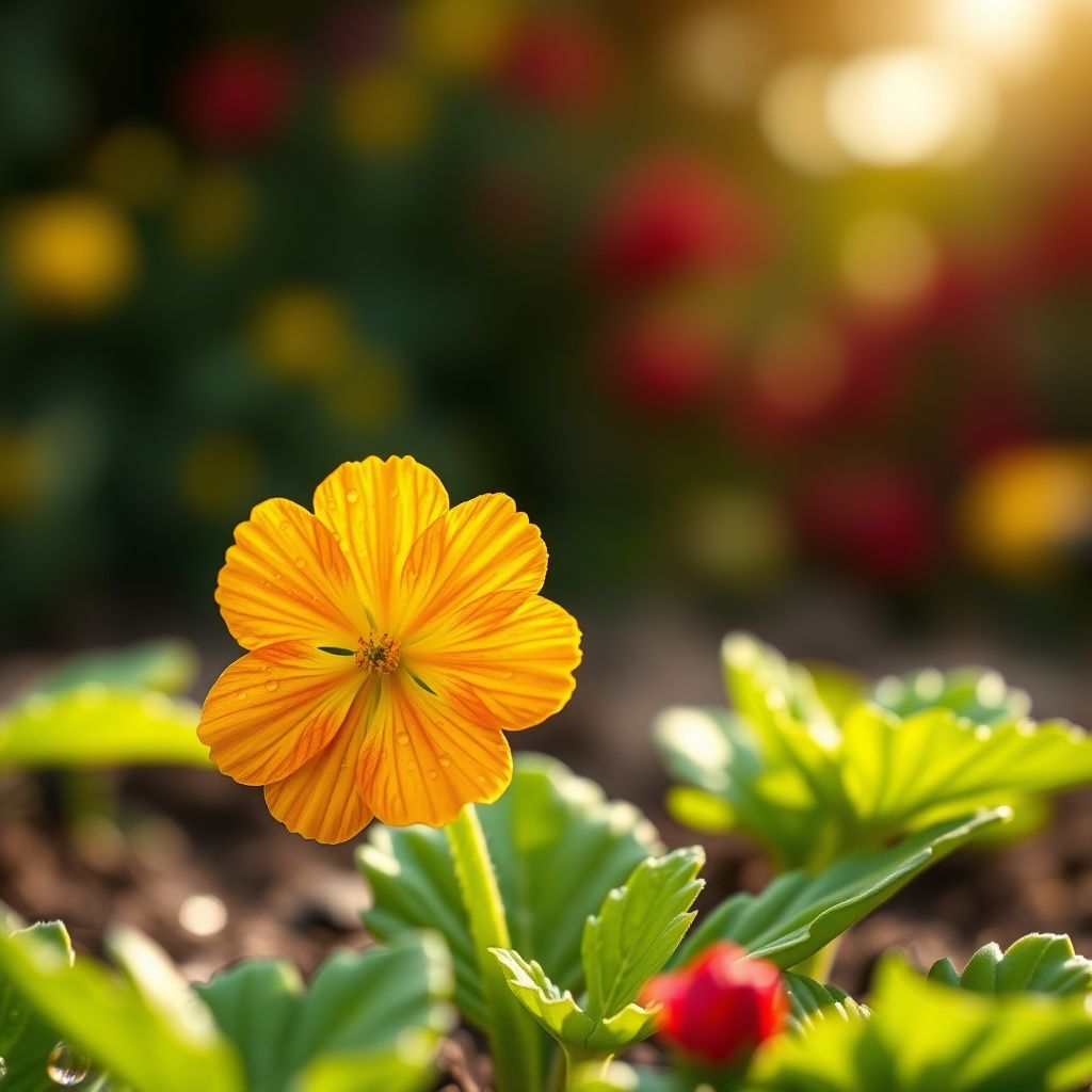Yellow Red Four O'Clock Flower Planting  Seeds for Vibrant Blooms in Your Garden