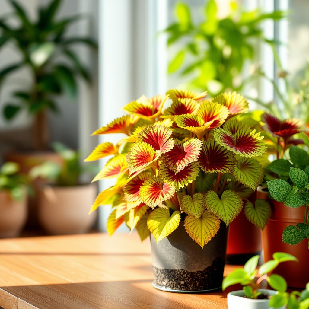 Coleus Rainbow Super Festive Seeds for Planting Shaded Garden Pots