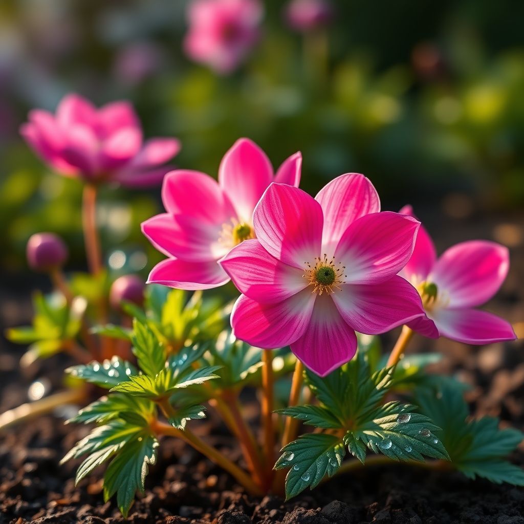 Anemone Flower Seeds for Planting: Vibrant Pink & White Blooms for Stunning Displays