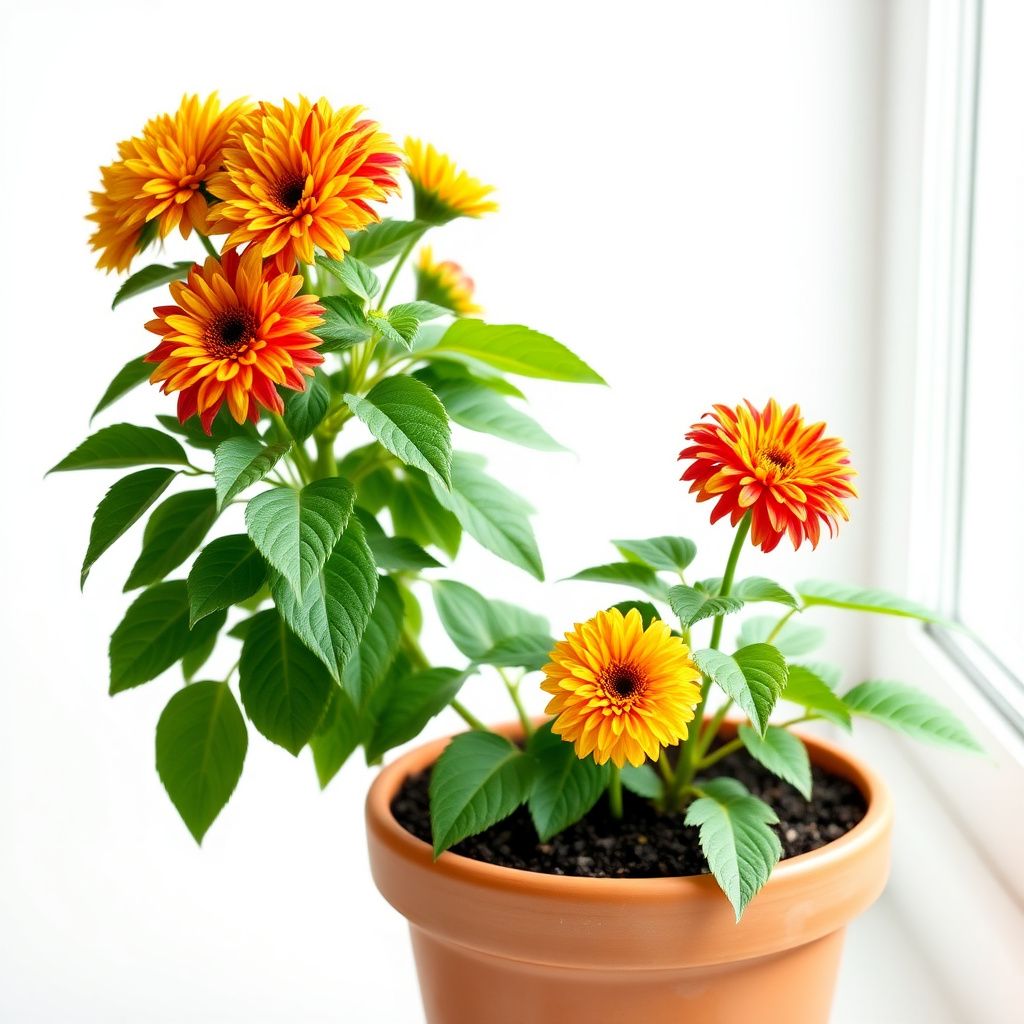 Yellow Red Chrysanthemum Flower Seeds for Planting