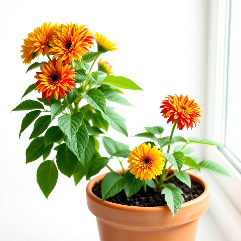 Yellow Red Chrysanthemum Flower Seeds for Planting