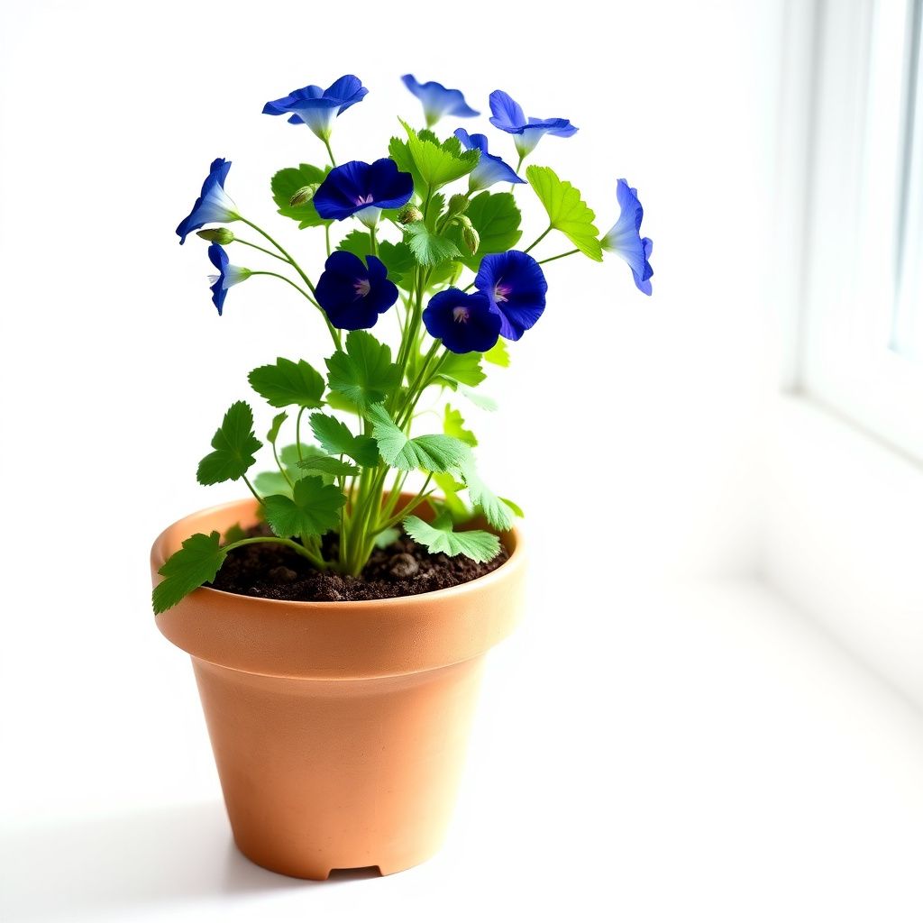 Navy Blue Geranium Flower Seeds for Planting Long Bloom Season Heirloom & GMO Free Seeds for Home Garden
 
 Sale