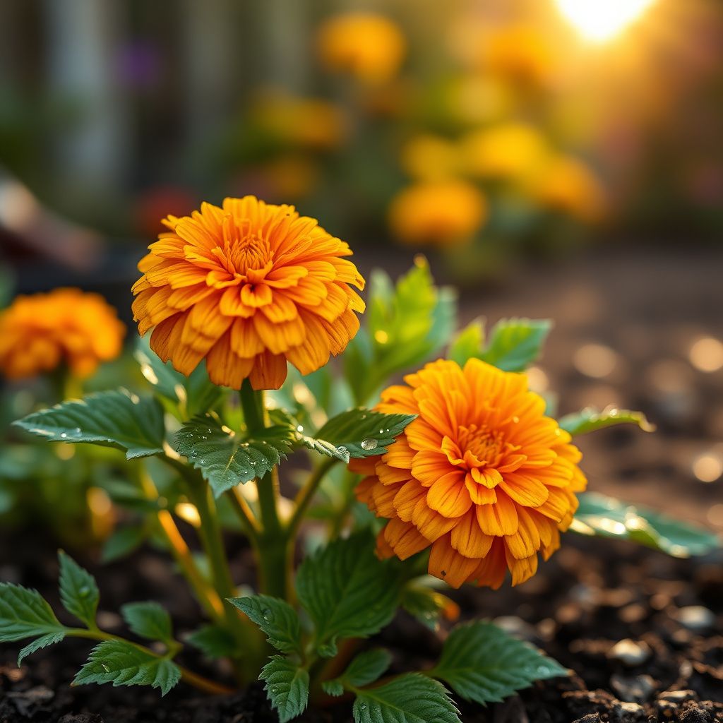 Aztec Marigold Flower seeds for Planting Cottage Garden Essential Heirloom & GMO Free Seeds for Home Garden