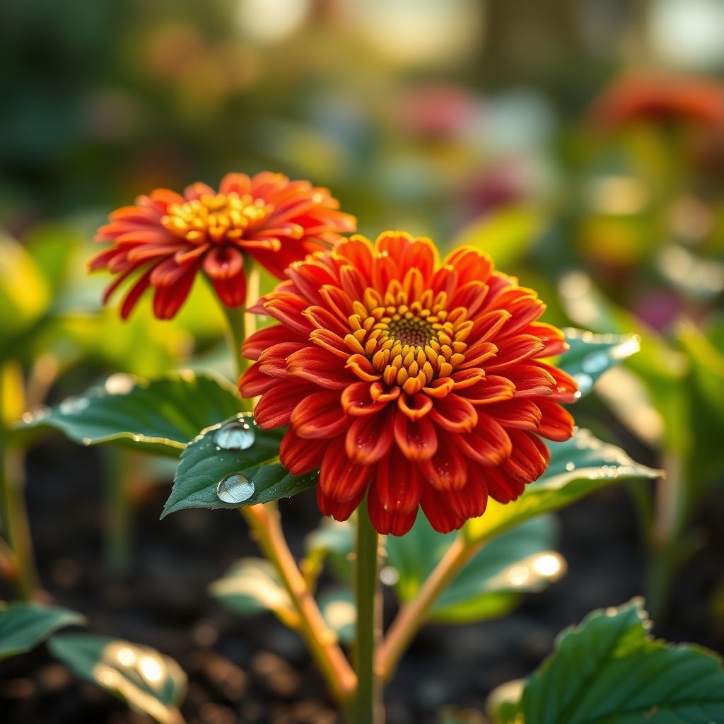 Medallion Flower Seeds for Planting Zinnia elegans for flower beds and garden landscapes