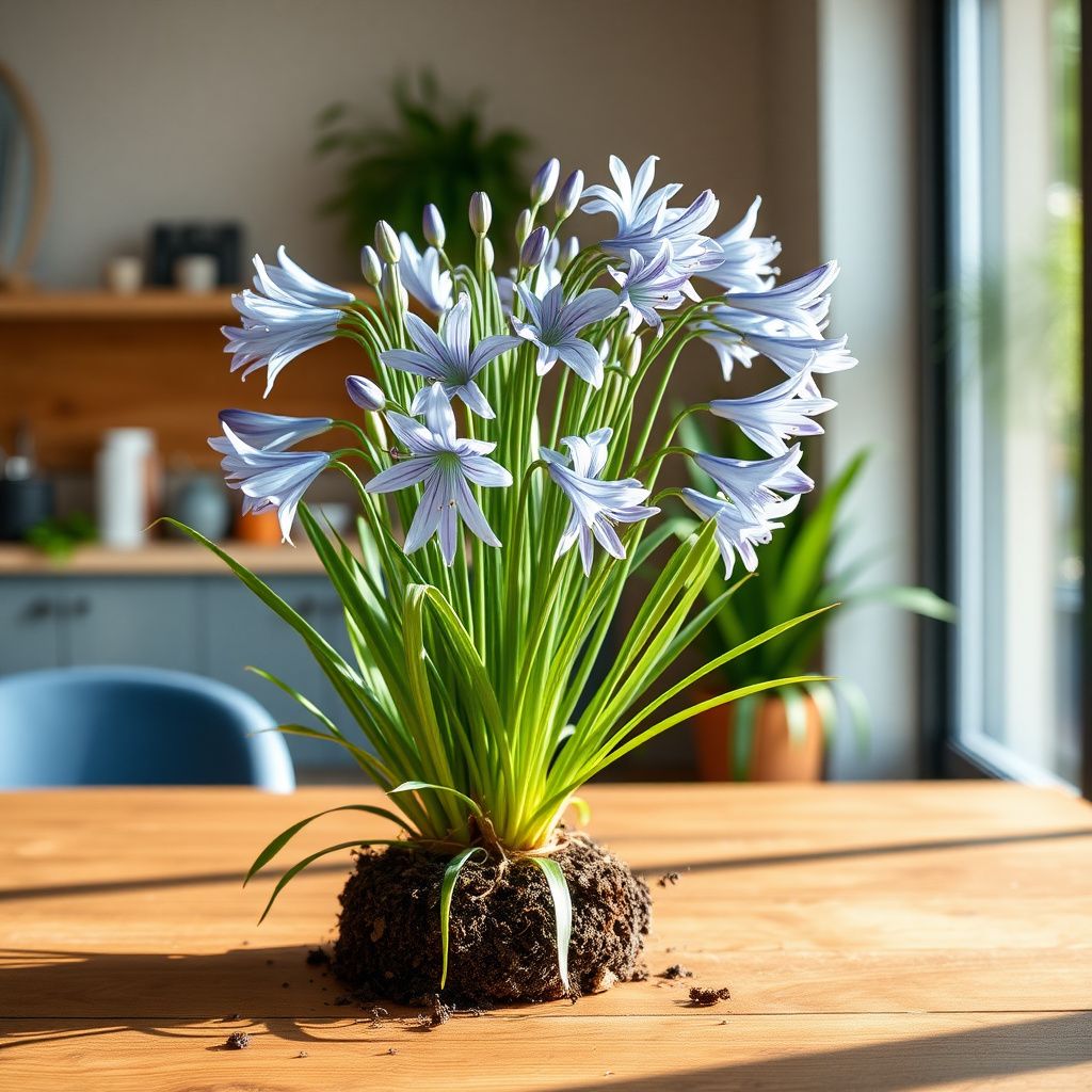 Agapanthus Flower seeds for Planting Premium Quality Heirloom & GMO Free Seeds for Home Garden