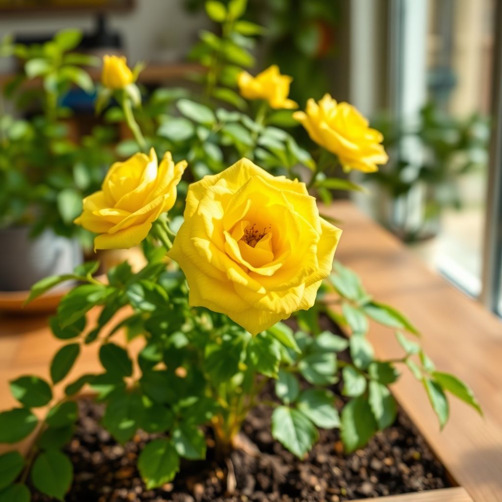 Yellow Rose Flower Seeds for Planting - Brighten Your Garden with Sunny Blooms
