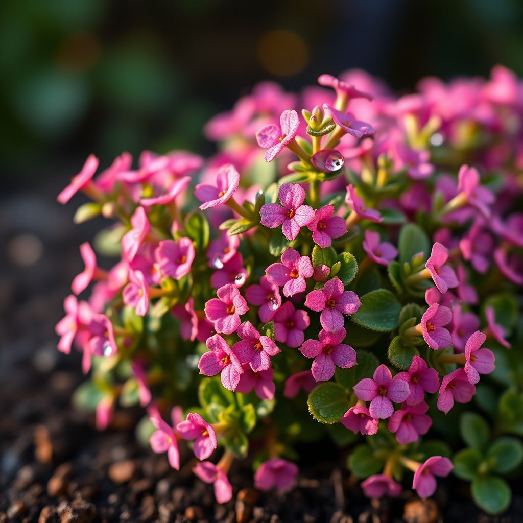 Pink Creeping Thyme Flower seeds for Planting Easy to Grow Heirloom & GMO Free Seeds for Home Garden