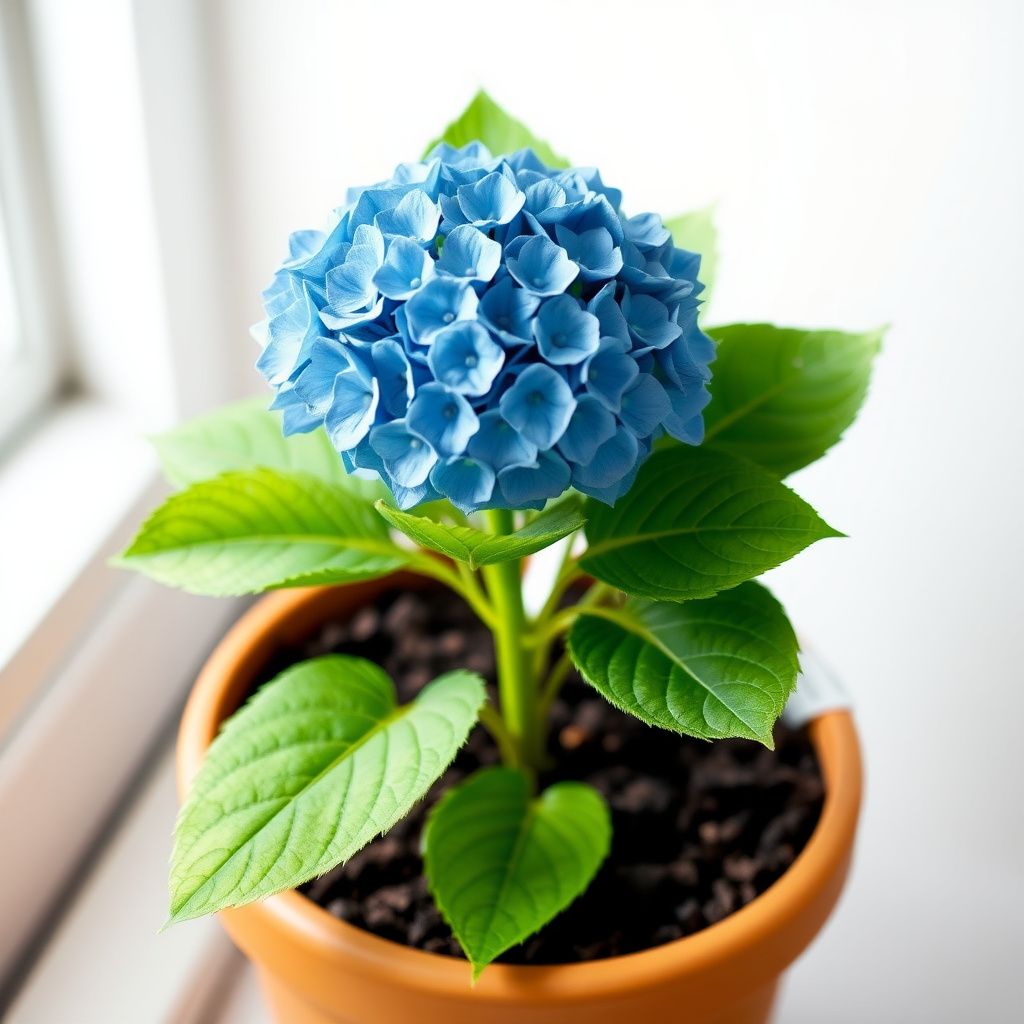 Green Blue Hydrangea Flower seeds for Planting - Sun Loving, Heirloom & GMO Free Seeds for Home Garden